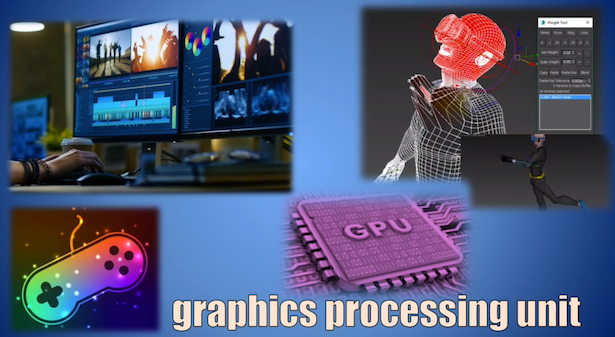 La GPU es un procesador de propósito específico, diseñada para aplicaciones que requieren mayor capacidad de cómputo (como los videojuegos o la animación por computador)